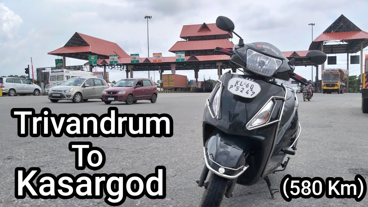 Trivandrum To Kasargod | On TVS Jupiter | 580 Km