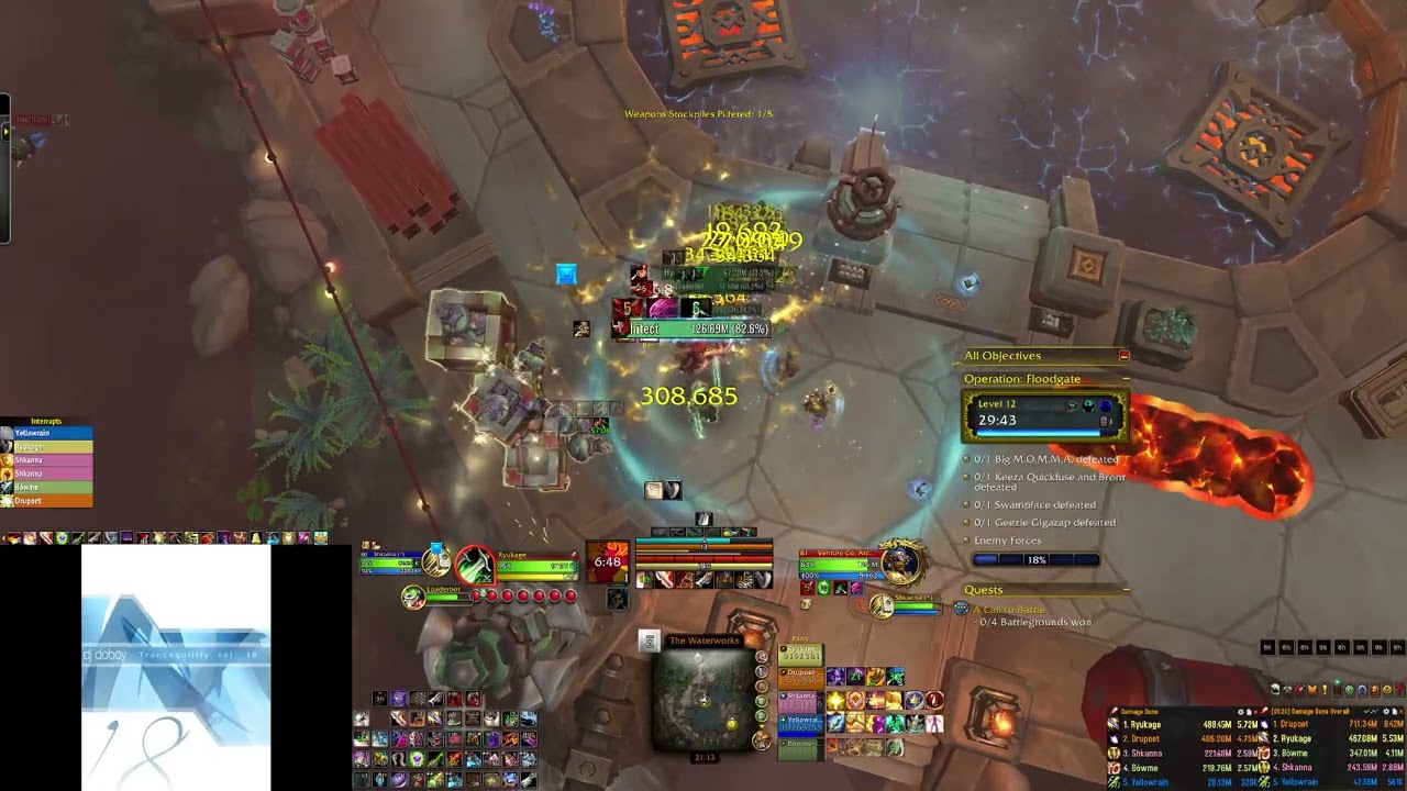 Highlight: 4.30.2025 | WoW Tww, Season 2 | Outlaw Rogue - Mythic+12 Floodgate