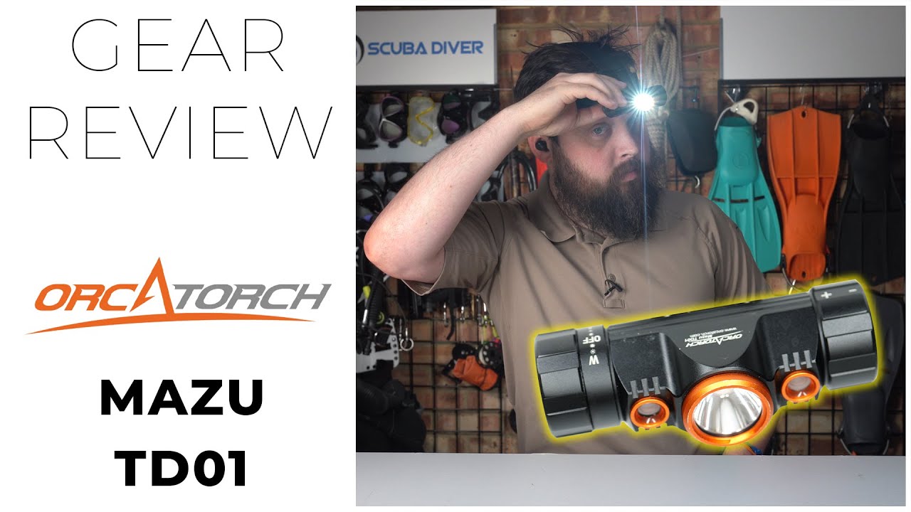 OrcaTorch Mazu TD01 Review: Brightest Hands-Free Dive Light? | Real Diver Test!