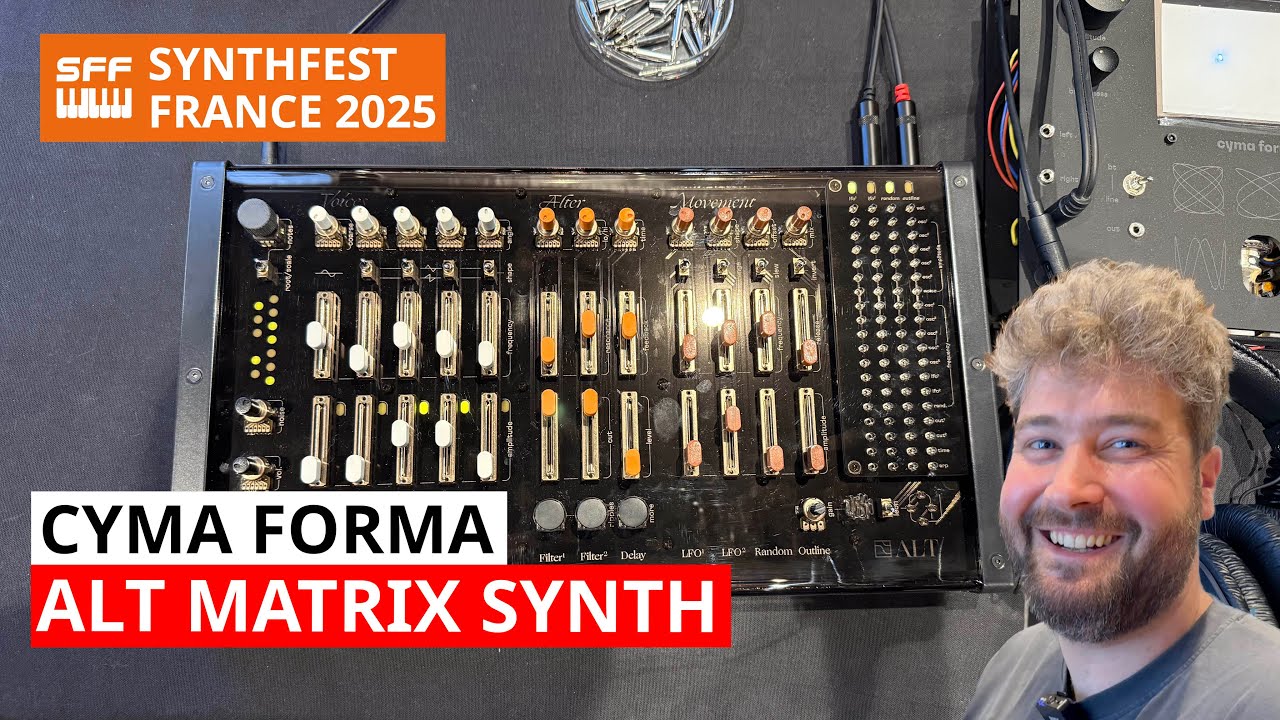 Синтезатор Cyma Forma ALT Pin Matrix: обновление мелодической разработки | SynthFest France 2025