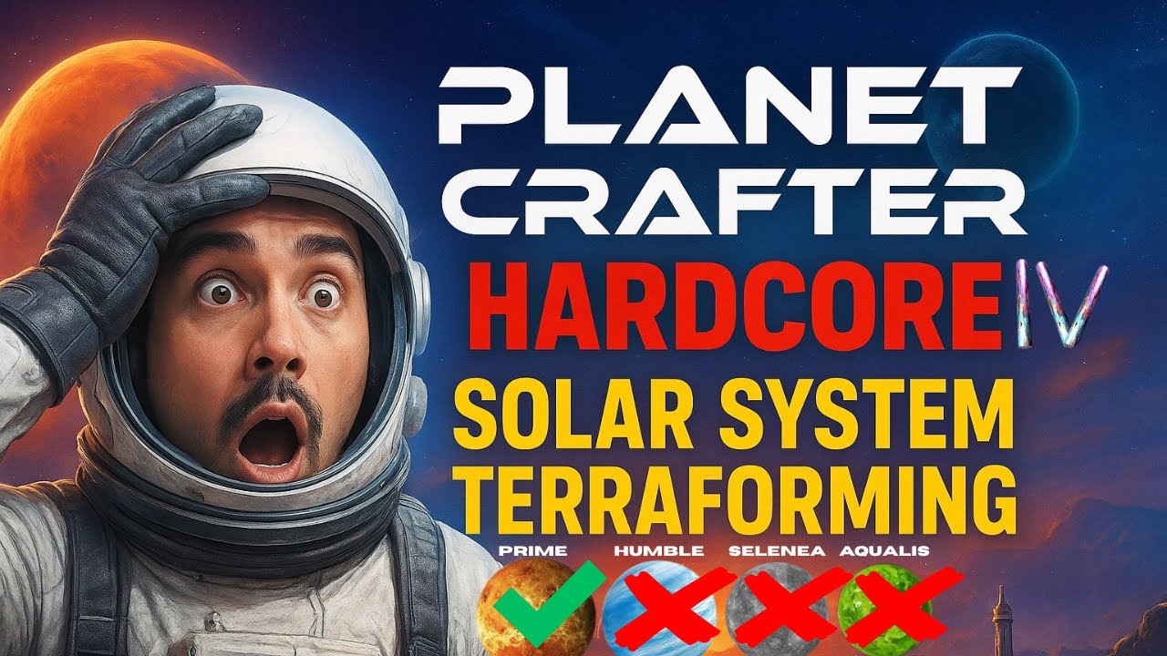 PLANET CRAFTER hardcore series ep26  SOLAR SYSTEM TERRAFORMING 4 #LIVE #PLANETCRAFTER #NOCMMENTARY