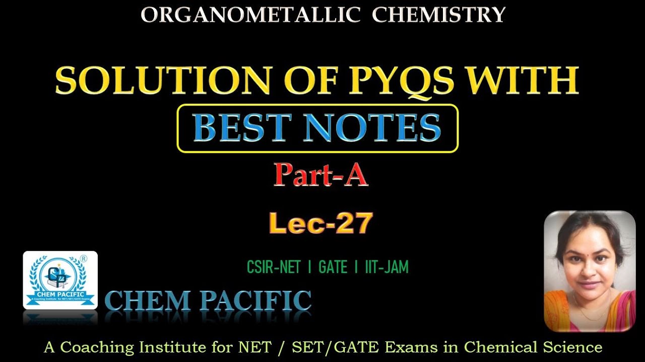 # SOLUTION OF PYQS WITH *BEST NOTES*  I  Part-A  I  Lec-27  I CSIR-NET l GATE l IIT-JAM  I