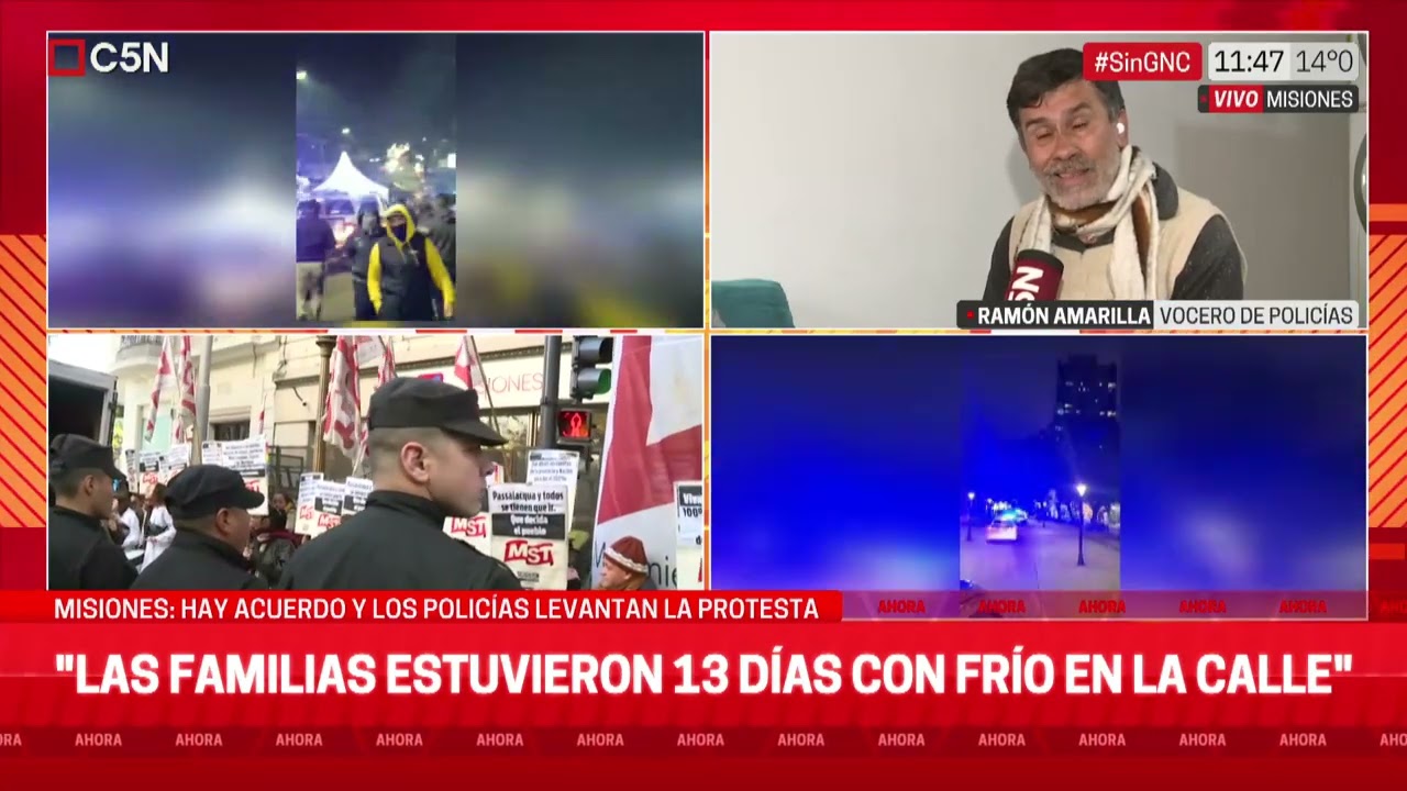 HAY ACUERDO en MISIONES y se LEVANTA LA PROTESTA: MANO a MANO con uno de los VOCEROS de la POLICÍA