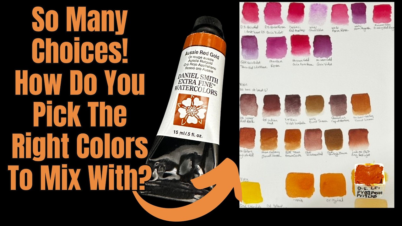 Secrets To Choosing Perfect Colors for Easy Mixing - Aussie Red Gold