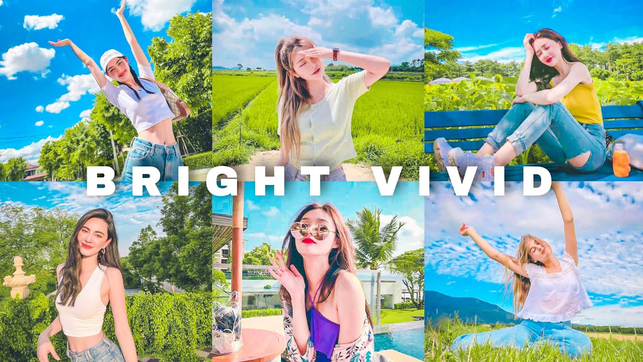 Bright Vivid Preset - Lightroom Mobile Presets | Vivid Filter | Bright Preset | Colourful Preset Lr