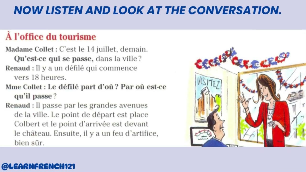 &Agrave; l'office du tourisme (conversation)