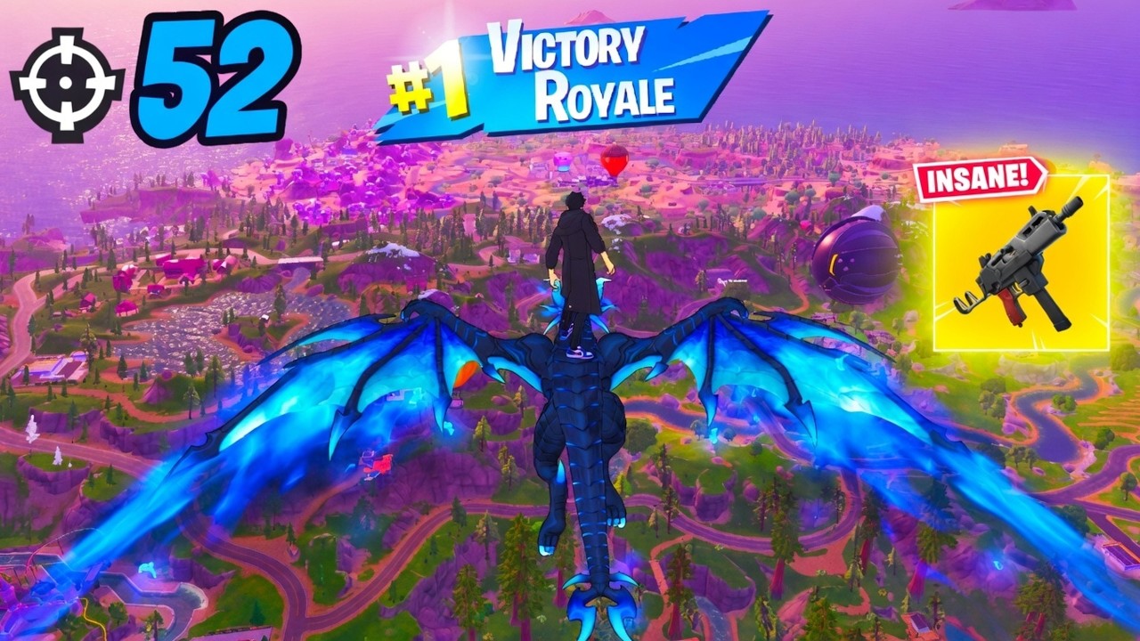 52 Eliminations Full Gameplay Wins Zero Build (Fortnite Chapter 7 Season 1)