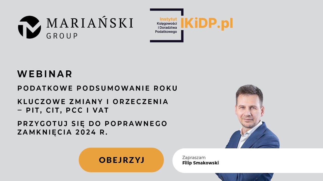 PODATKOWE PODSUMOWANIE 2024 #CIT #PIT #VAT #PCC #fiskus