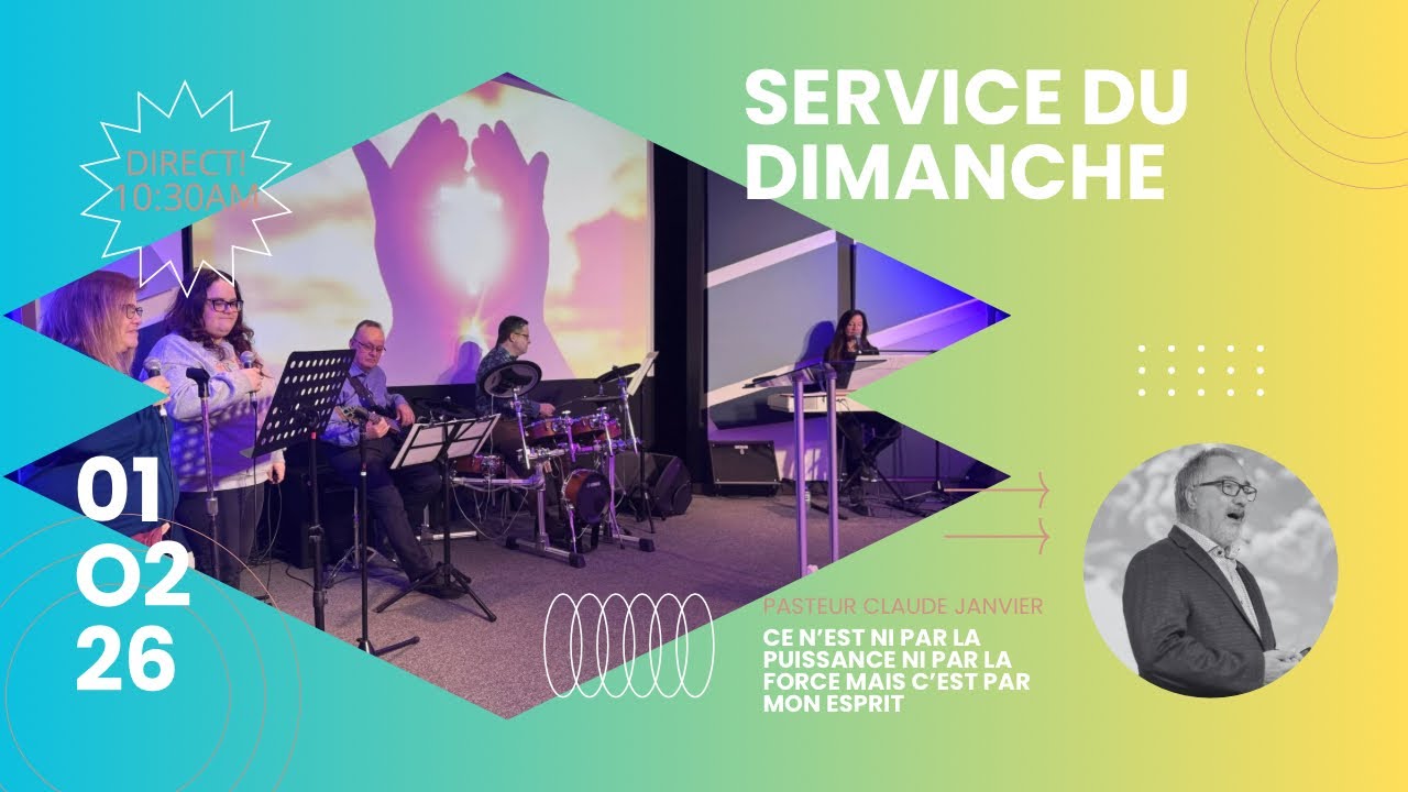 Ce n'est ni par la puissance ni par la force mais..| Dimanche 1 février avec pasteur Claude janvier