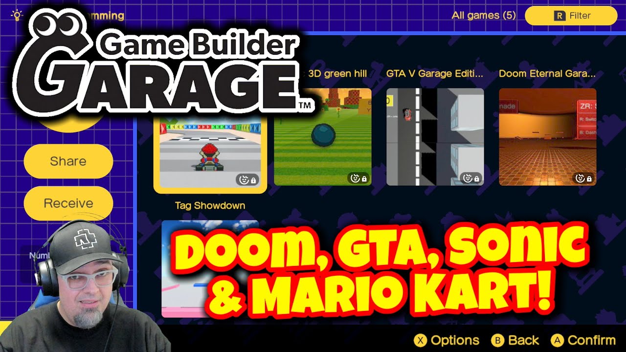 Game Builder Garage Is AWESOME! Playing AMAZING Games People Have Made! Doom Eternal, GTA V & More!