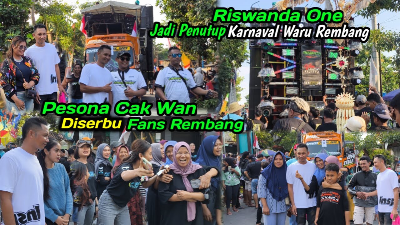 Pesona Cak Wan & Riswanda One😎 Diserbu Fans Rembang ❗