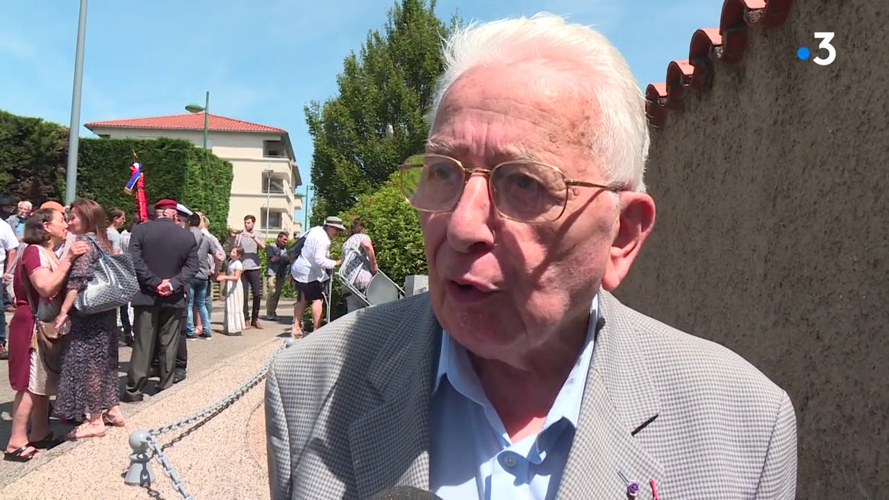 Comm&eacute;moration du massacre de 7 juifs &agrave; Rillieux-la-Pape en 1944