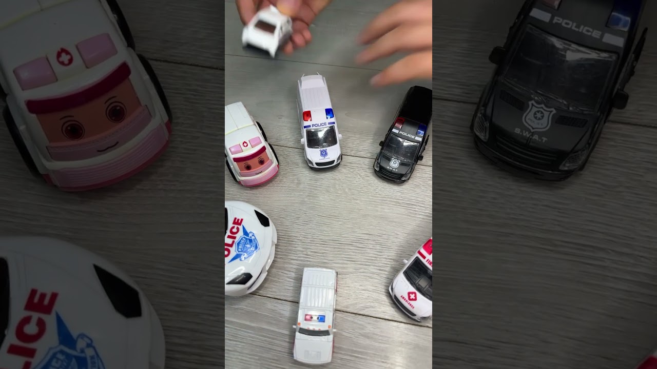 omg ambulance black police car 😱 #shorts #funny #toys #cars #police #automobile #shortvideo #trend