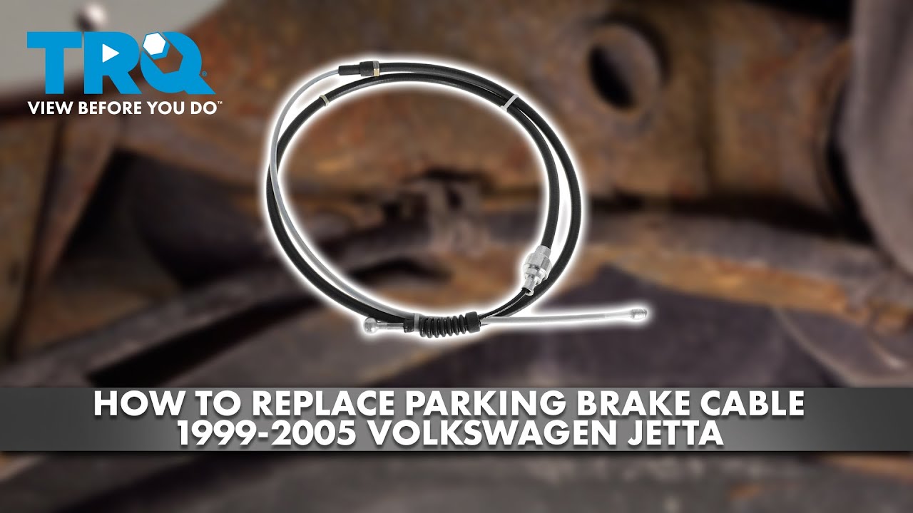 Как заменить трос стояночного тормоза на Volkswagen Jetta 1999-2005 годов