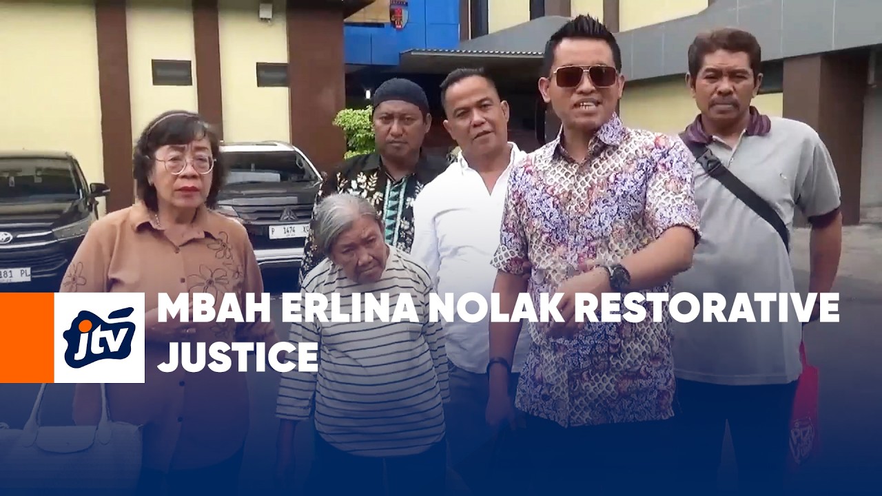 Mbah Erlina Nolak Restorative Justice