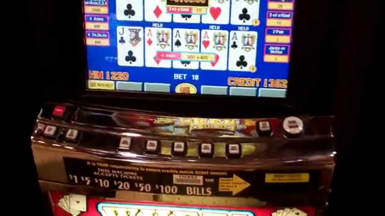 video poker jackpot