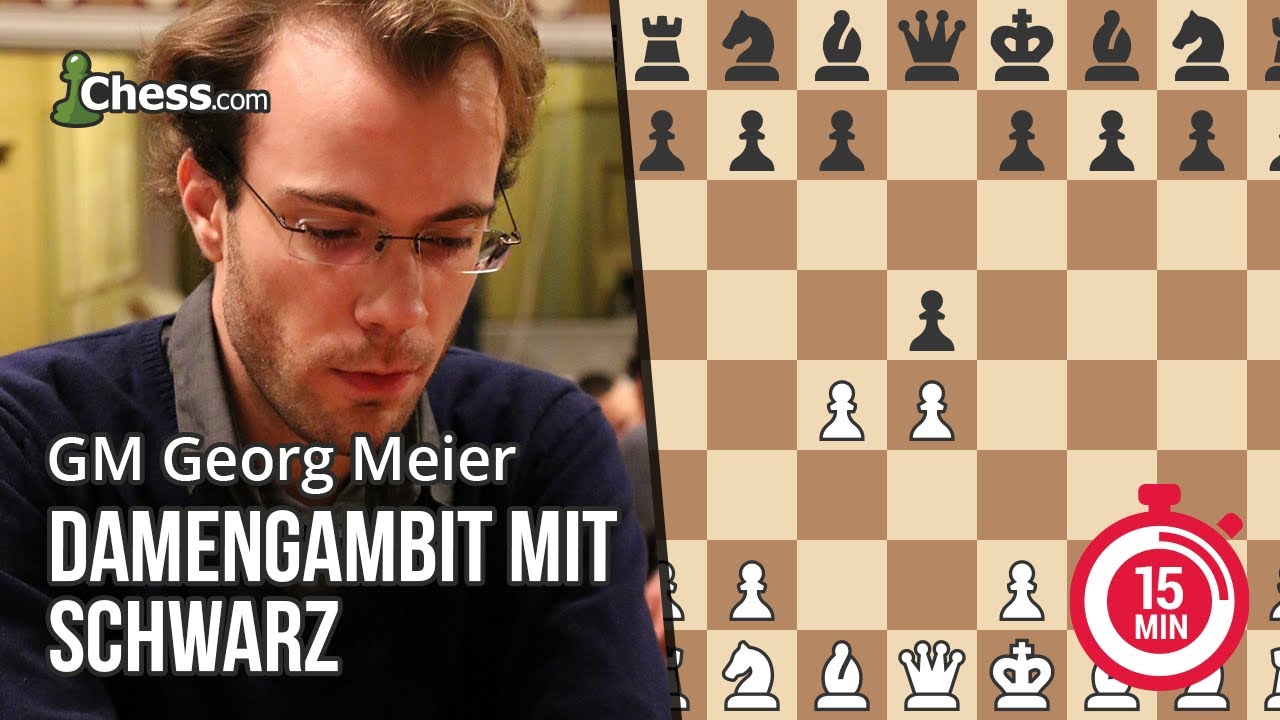 Georg Meier erklärt das Damengambit für Schwarz in 15 Minuten
