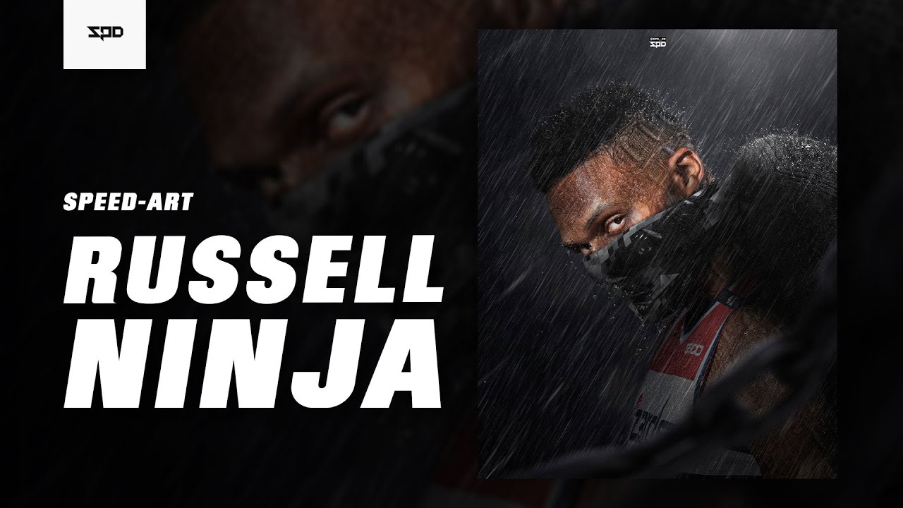 Russell Ninja | Photoshop speed-art | SPD
