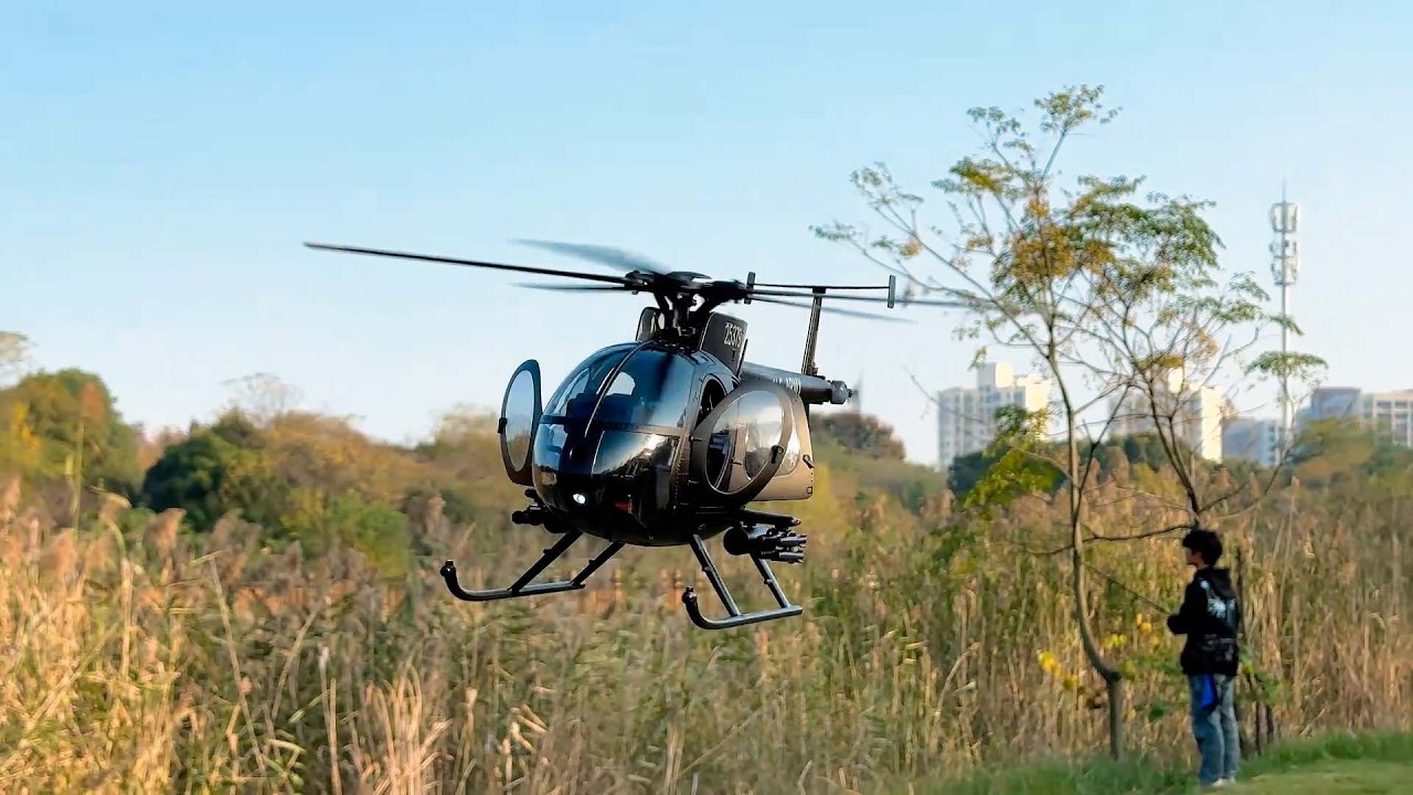 Military RC Helicopter MD500 Little Bird &ndash; Ultra-Realistic GPS Flight & Combat Maneuvers!