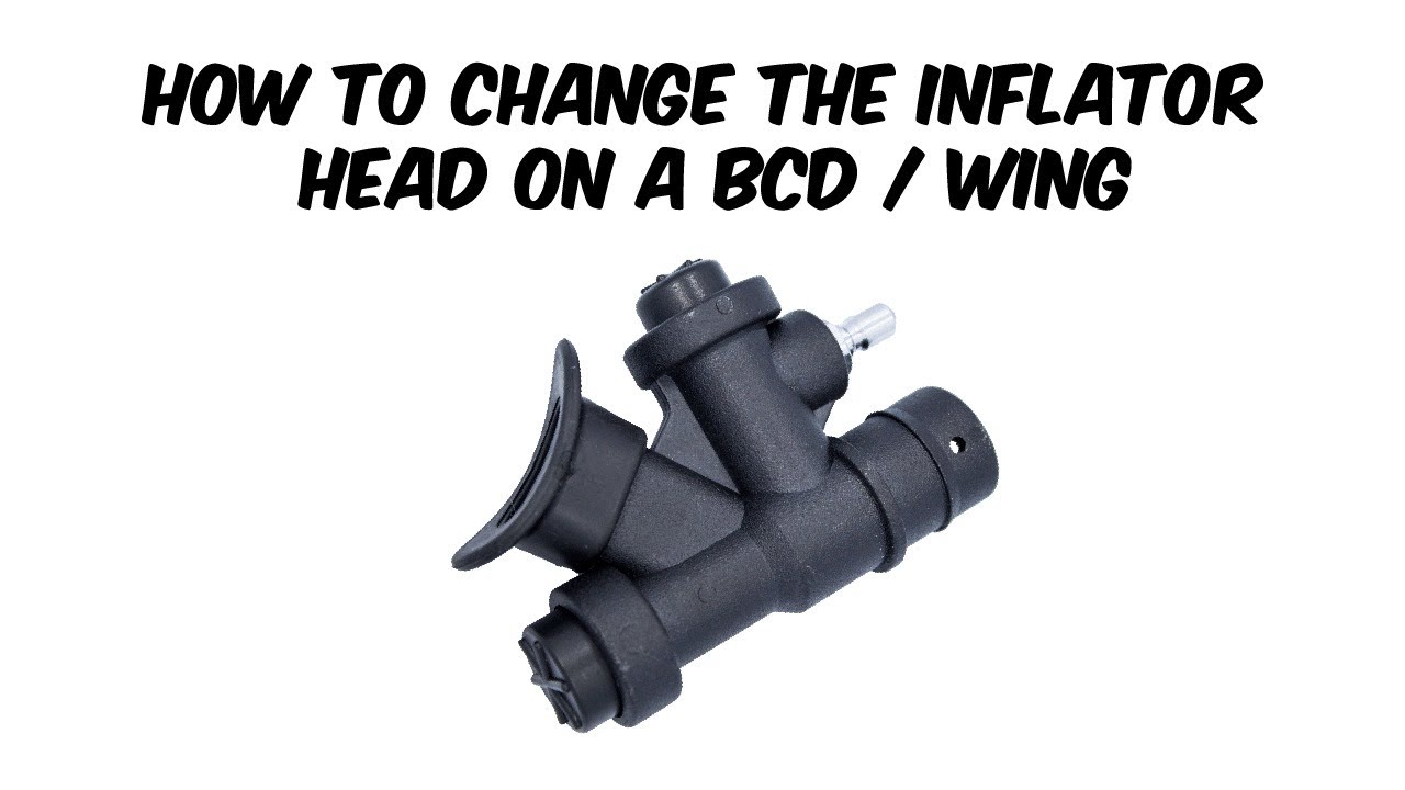 Changing the inflator head on BCD or Wing