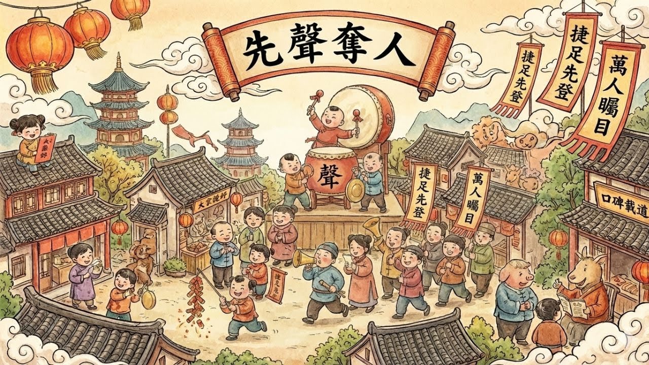 【成語故事小書房 22】｜《先聲奪人》古人最強心理戰！先聲奪人的真正由來