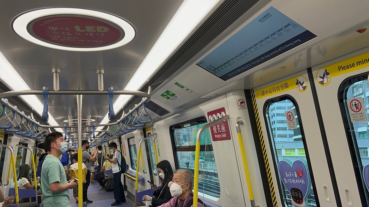 【新車首航】港鐵市區線國產新列車 Q-Train 首航情況 (2022年11月27日)