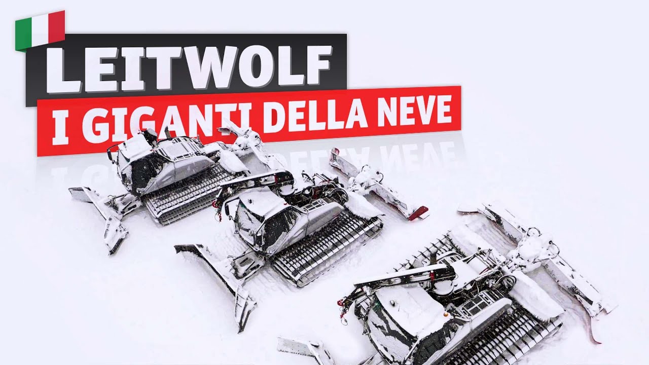 PRINOTH LEITWOLF snow groomers for the FIS Alpine Ski World Cup Val Gardena | Gröden