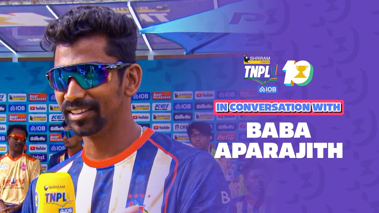 Mentor Baba Aparajith Opens Up | Chepauk Super Gillies | Shriram Capital TNPL 2026