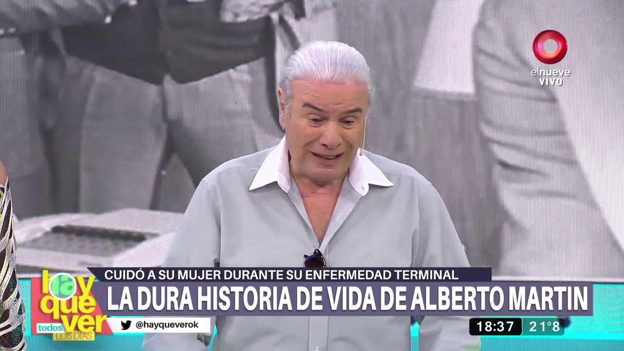 La dura historia de vida de Alberto Martín