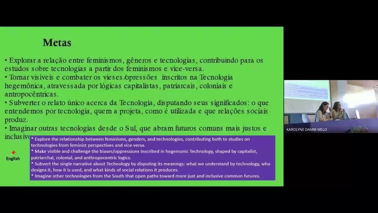 Tecnologia y feminismo: tramar futuros comunes desde el sur - V SITEM