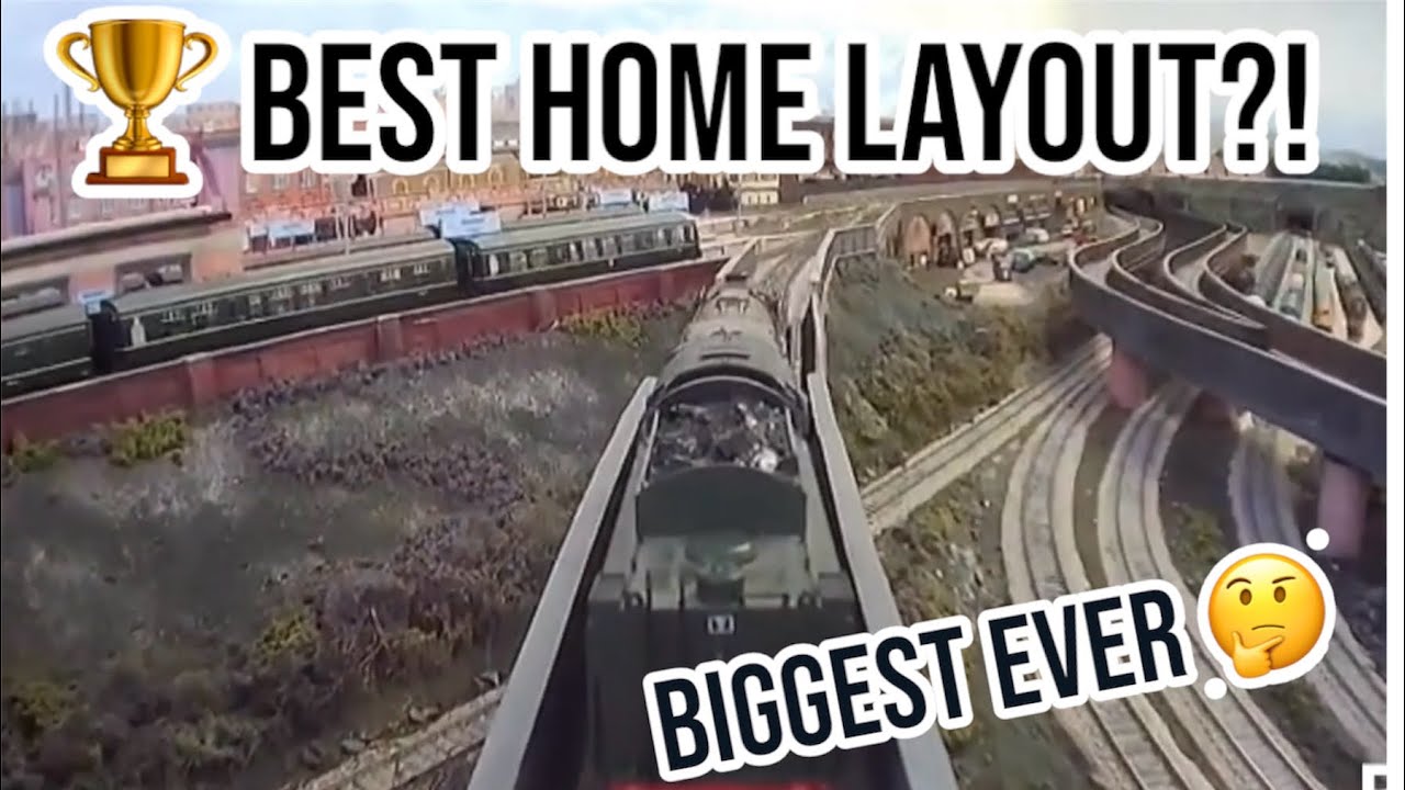 Is this GIANT HOME LAYOUT the BIGGEST EVER? Amazing ride around Keith's ‘Bentfield’ Layout in OO!