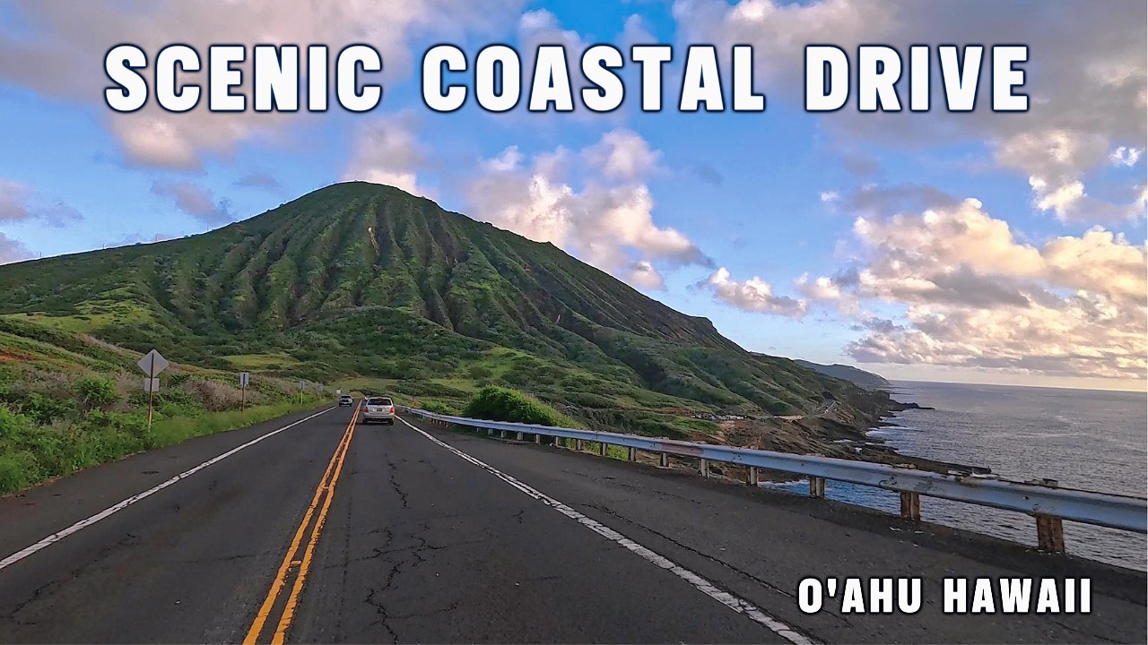 Scenic Coastal Drive Across Oahu | HI-72 & Koko Crater to Keawaʻula Beach | Relaxing Hawaii Drive 4K