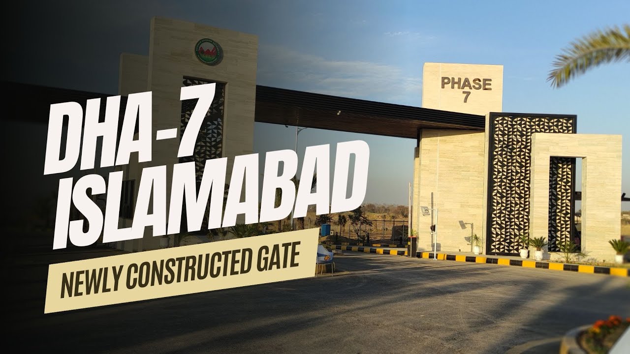 Dha Phase 7 Islamabad New Entrance Officially Ready