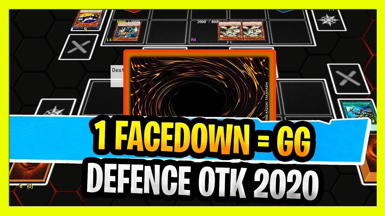 Set 1 Facedown And WIN! Defence OTK 2020 Troll Yugioh Deck 2020