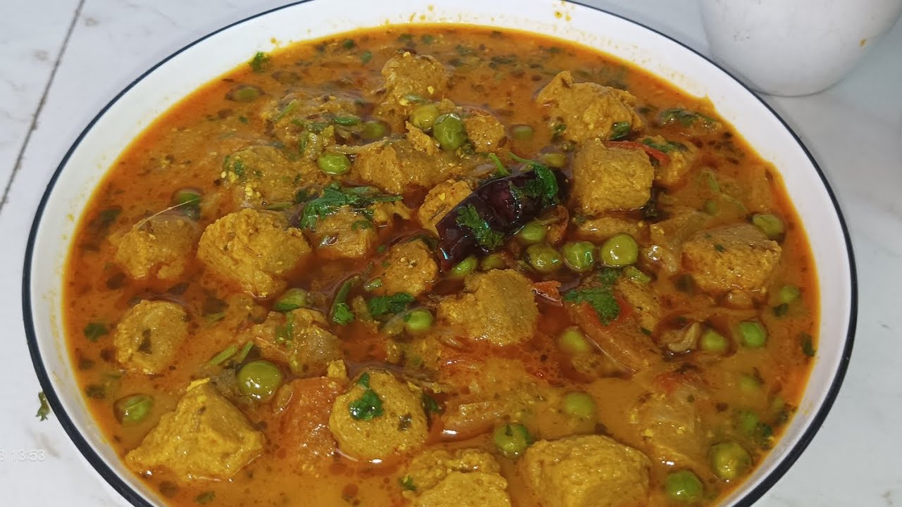 Easy Healthy Soybean Matar ki Sabji 🤤🤤//Matar Soyabeen recipe 