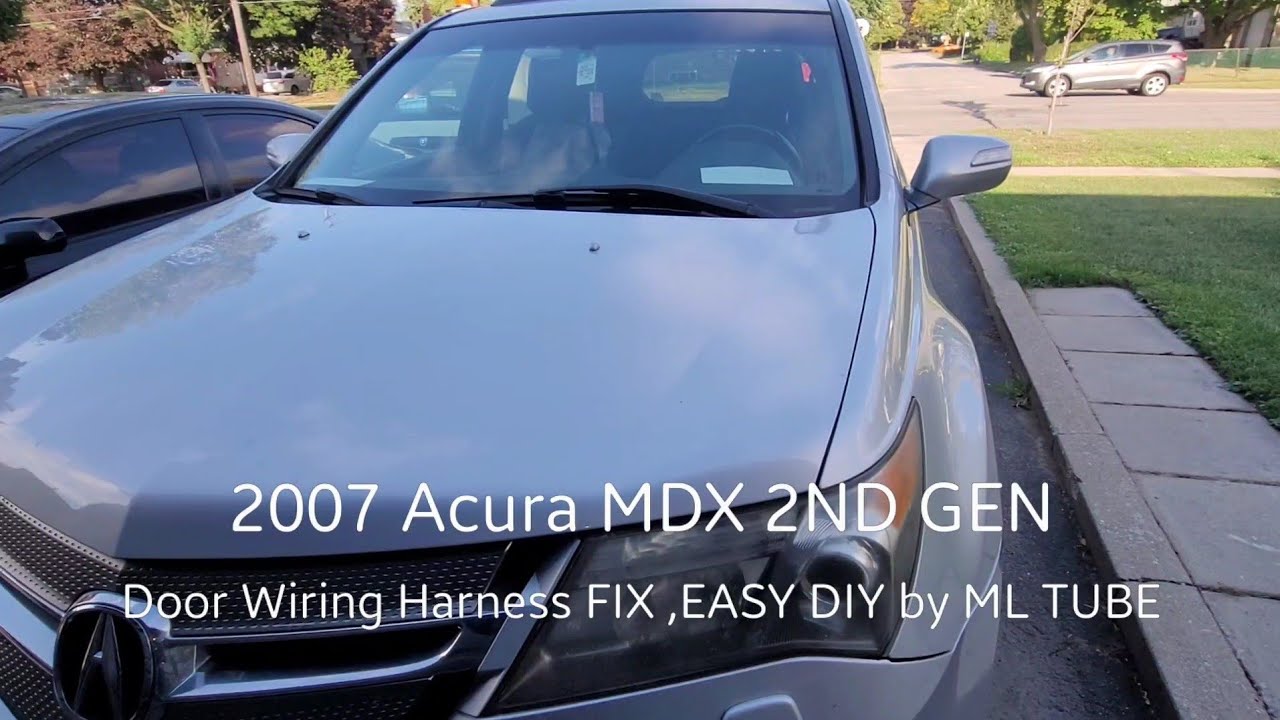 Acura MDX Door Button/Locks Problem FIX ! EASY DIY How To Replace Wiring Harness