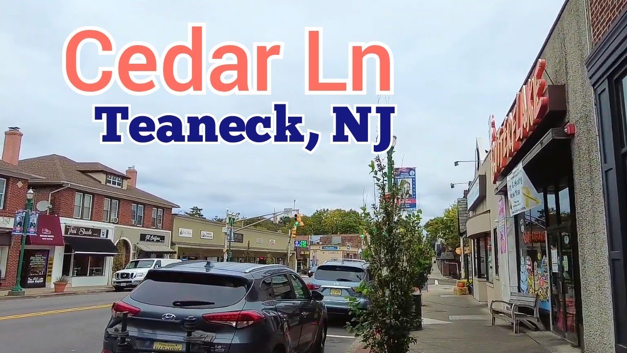 Walking on Cedar Lane in Teaneck, New Jersey, USA | Elm Ave to Palisade Ave and back to Larch Ave