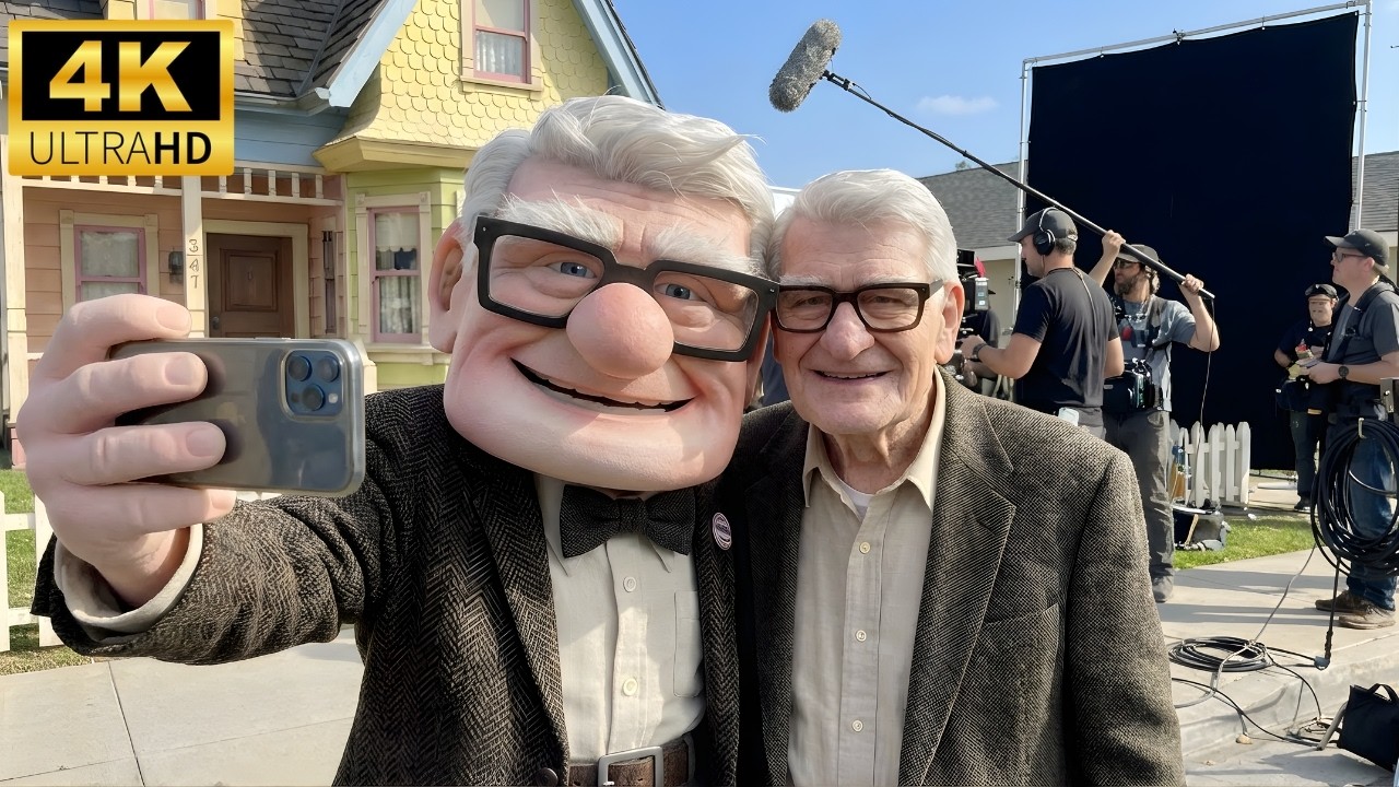 Up LIVE ACTION (2026) 🎈 Carl & Russell in Real Life &mdash; Pixar AI Transformation