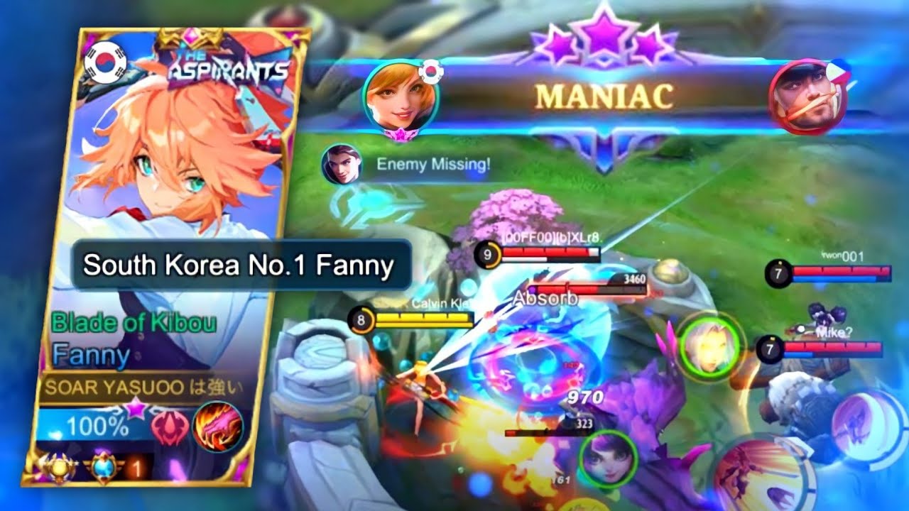 WHEN INVADE TURNS INTO MANIAC | FANNY RANK GAMEPLAY | MLBB