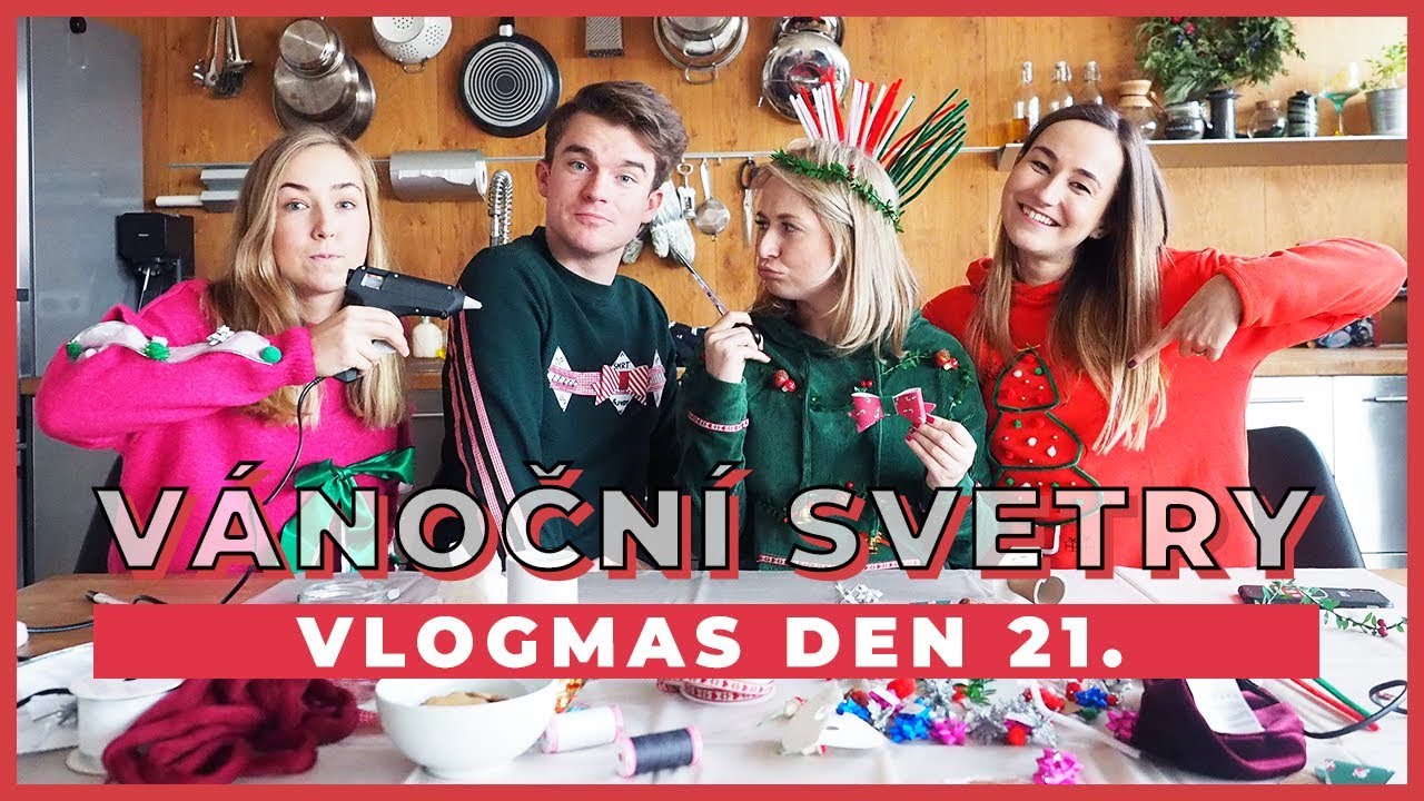 VLOGMAS Den 21. | Vánoční svetry s Shopaholic Nicol a Kovym!