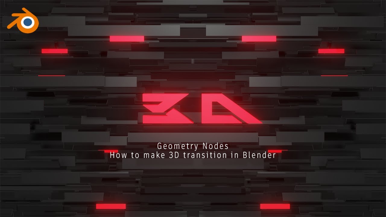 世界一分かりやすいBlenderのジオメトリーノード解説【3Dトランジションの作り方】【Geometry Nodes】
