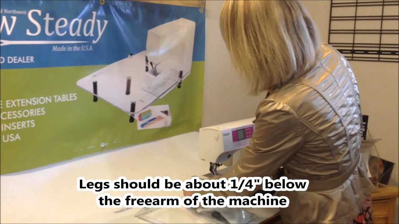How to Install a Sew Steady Table