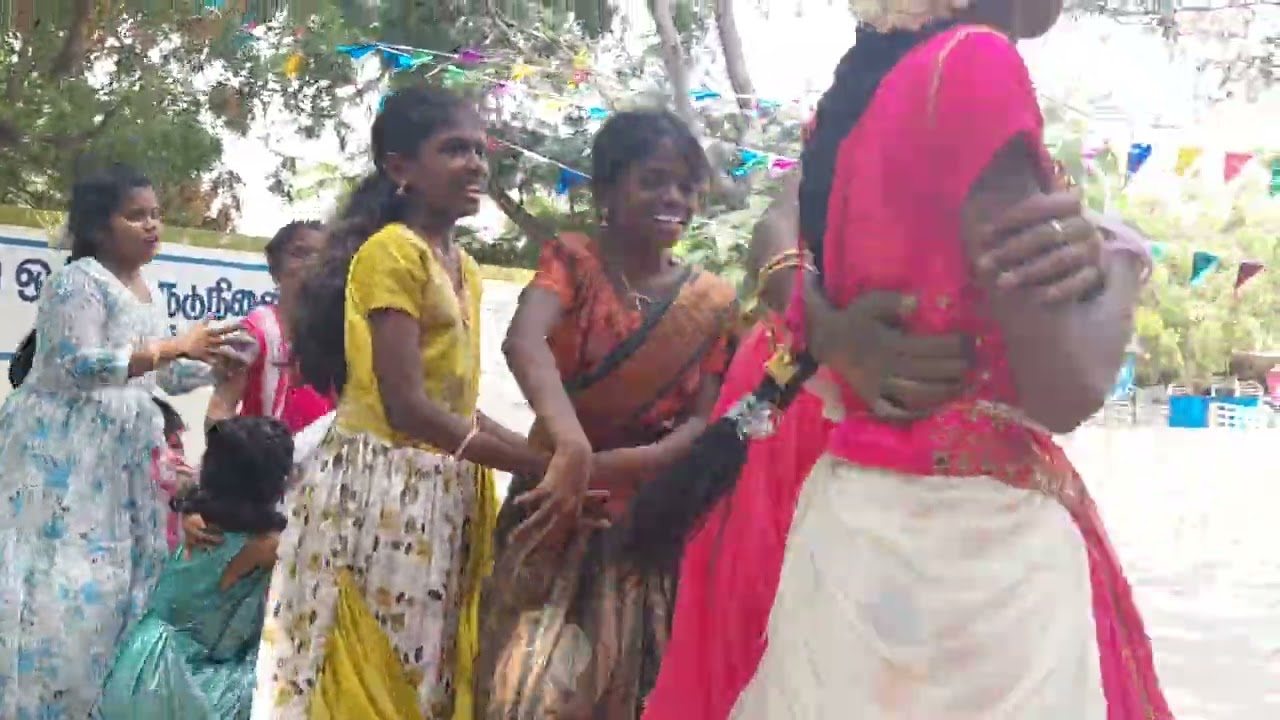 Pongal celebration ##school  function##karutha matchan song##