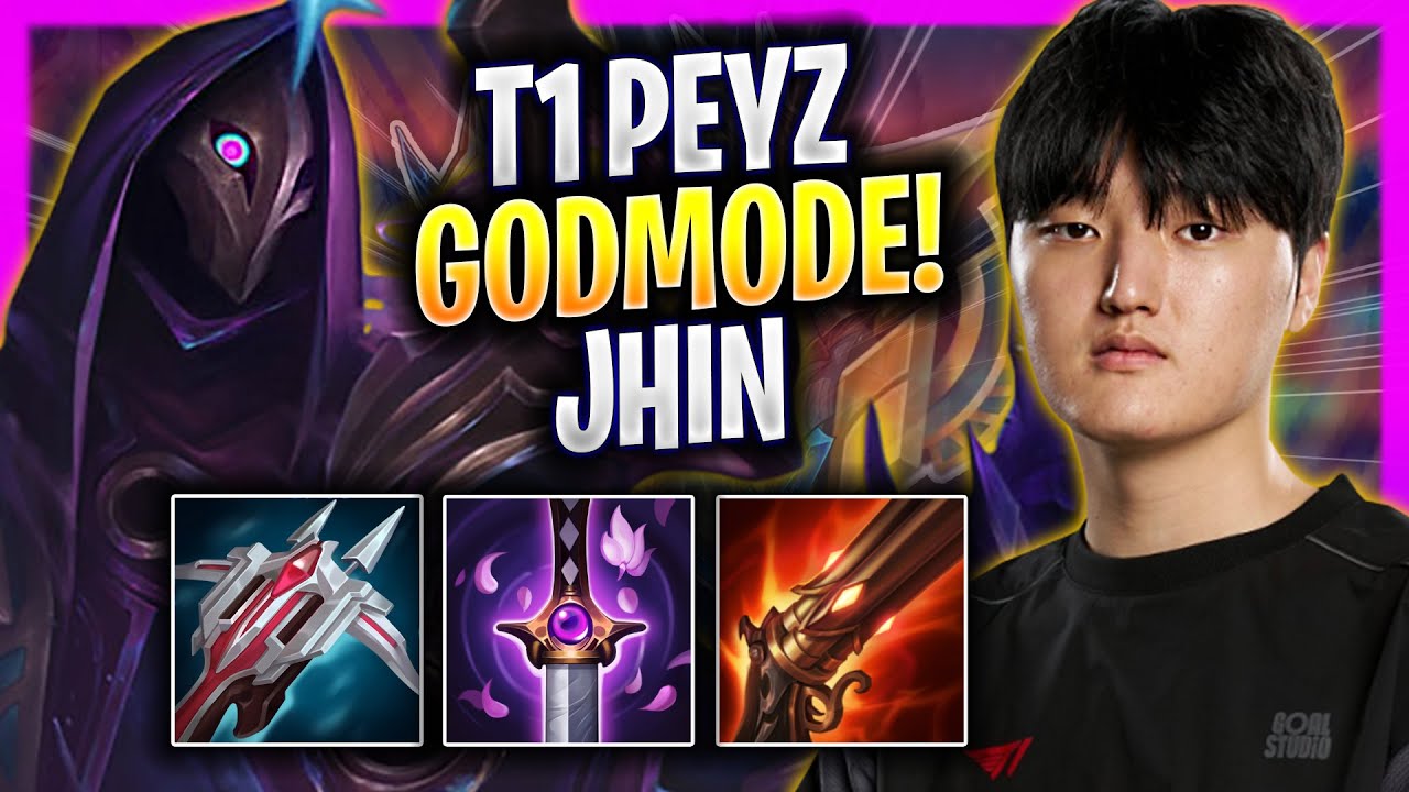 T1 PEYZ LITERALLY GOD MODE WITH JHIN! - T1 Peyz Plays Jhin ADC vs Lucian! | Season 2026