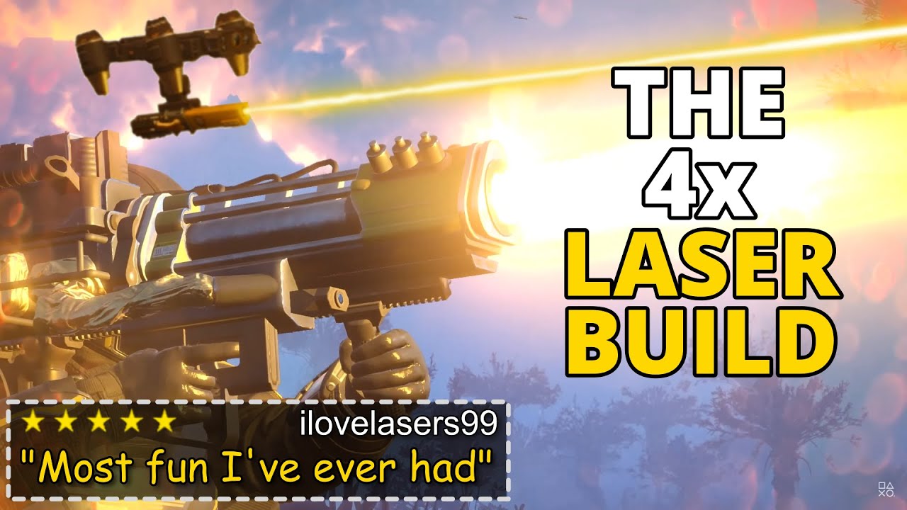 The WALKING LASER GOD Loadout in Helldivers 2 || Never. Stop. Shooting. Lasers!!!