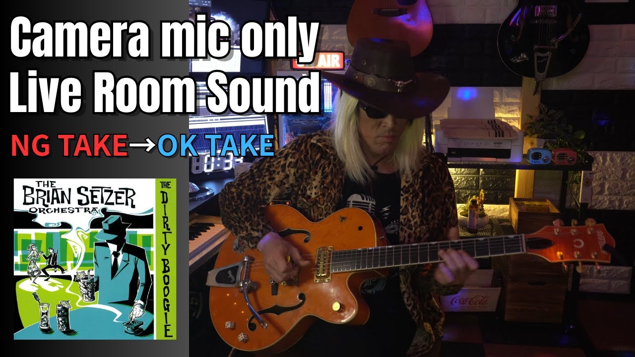 This old house  (Raw Audio) - NG TAKE → OK TAKE【一発録り・生音】Brian Setzer Cover
