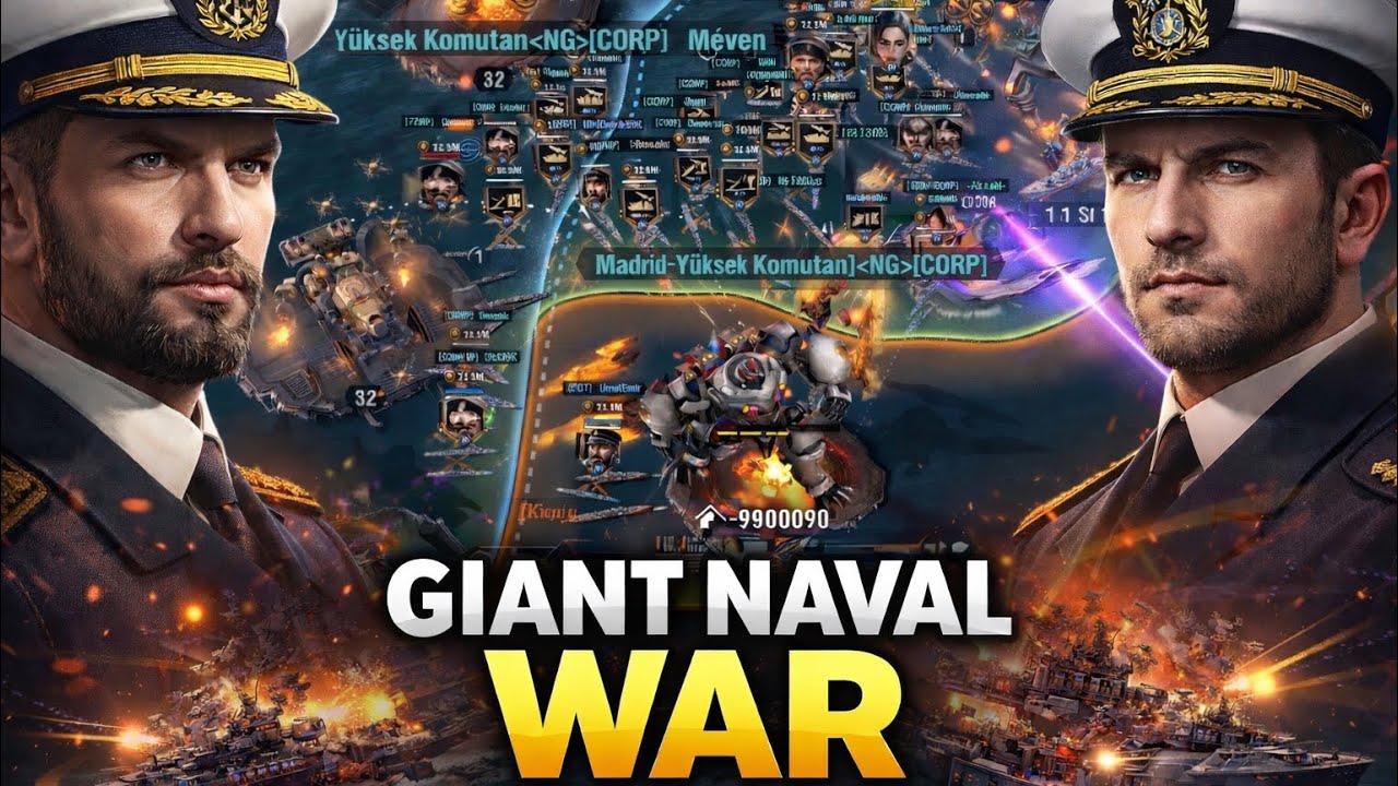 💎DEV DENİZ SAVAŞI - GIANT NAVAL WAR💎 WARPATH 