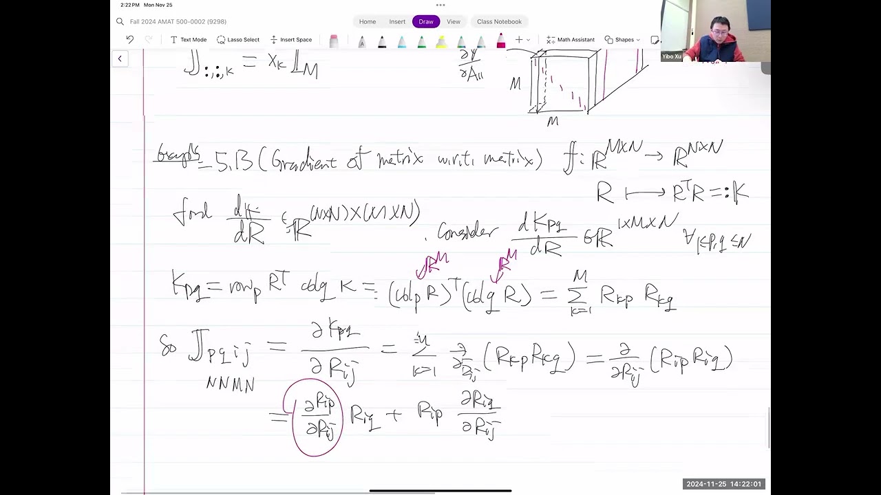 Gradient of vector-valued function & Useful identities for computing gradients