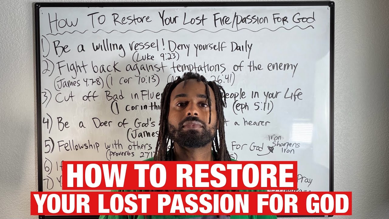 This Is Why Your Fire for GOD Is Dying
