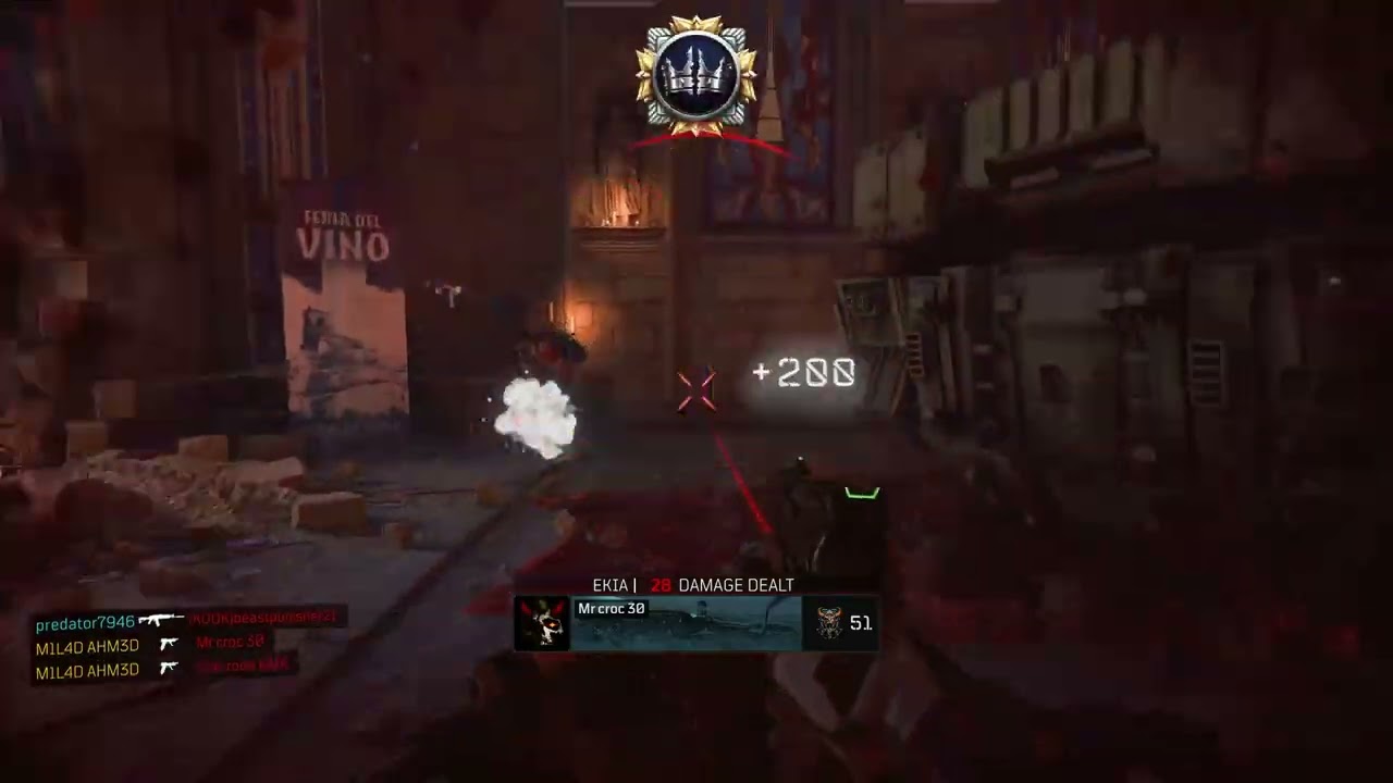BO4 Hardcore cool triple kill with RK7